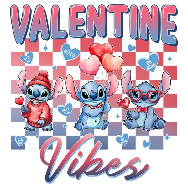 Disney Stitch Valentine Vibes in PNG Magic