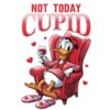 Donald Duck Says Not Today Cupid PNG Design