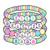 Easter Bunny Friendship Bracelet Design PNG SVG