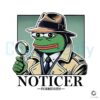 Forbidden Detective Pepe Noticer Edition PNG
