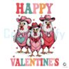 Funny Chickens Spread Love Valentines Day PNG