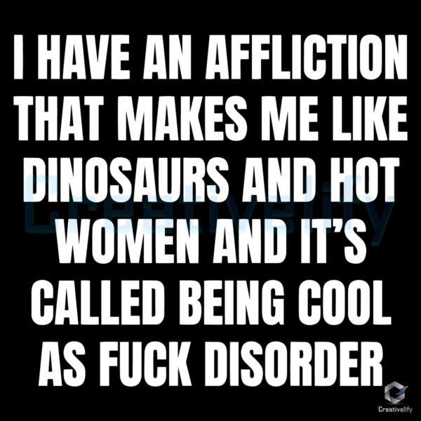 Funny Cool As Heck Disorder Quote SVG Design