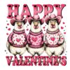 Funny Pink Chickens PNG for a Happy Valentines Day