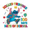 Funny Stitch Celebrates 100 Days of School SVGPNG