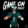 Game On Philly Jalen Hurts Football PNG Design