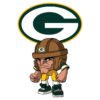 Green Bay Packers NFL Rush Zone Rusher PNG Design