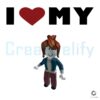 I Love My Roblox GF Bacon Girl SVG PNG