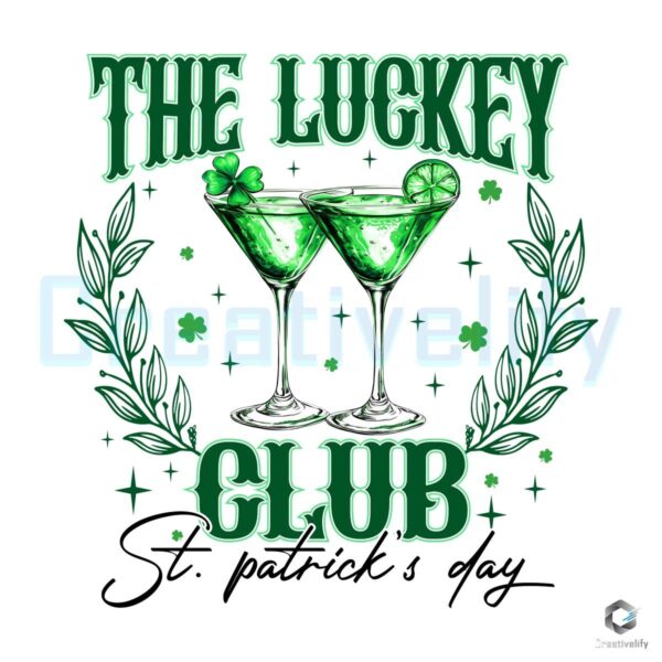 Join The Lucky Club St Patricks Day PNG Magic