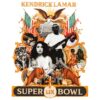 Kendrick Lamar Super Bowl 2025 PNG Spotlight