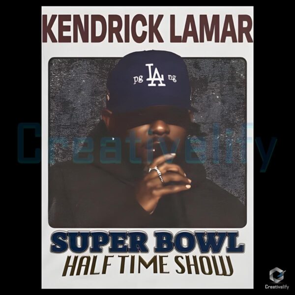 Kendrick Lamar Super Bowl Halftime Poster PNG