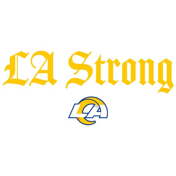 LA Rams SVG Show Your LA Strong Pride