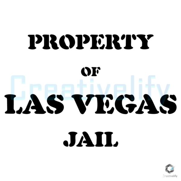 Las Vegas Jail SVG Exclusive Property Design