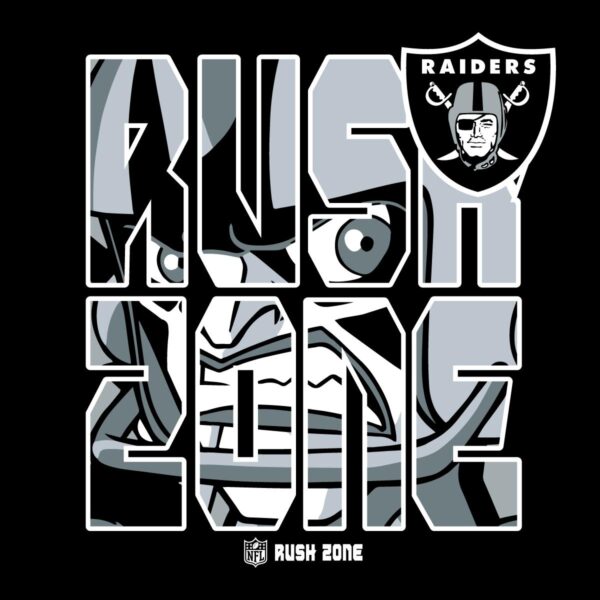 Las Vegas Raiders NFL Rush Zone Team PNG Design