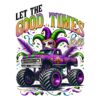 Let the Good Times Roll Monster Truck Mardi Gras SVGPNG