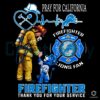 Lions Honor California Firefighter Thank You SVGPNG Tribute