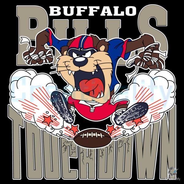 Looney Tunes Buffalo Bills Mascot Touchdown NFL PNG