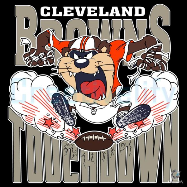 Looney Tunes Cleveland Browns Mascot Touchdown NFL PNG