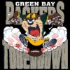 Looney Tunes Green Bay Packers Mascot Touchdown NFL PNG