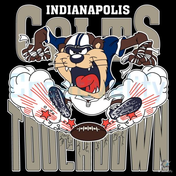 Looney Tunes Indianapolis Colts Mascot Touchdown NFL PNG