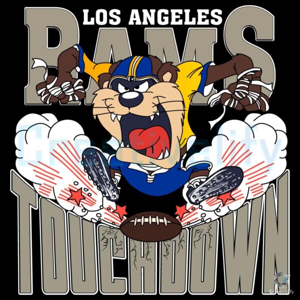 Looney Tunes Los Angeles Rams Mascot Touchdown NFL PNG