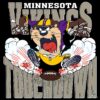 Looney Tunes Minnesota Vikings Mascot Touchdown NFL PNG