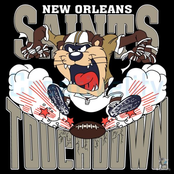 Looney Tunes New Orleans Saints Mascot Touchdown NFL PNG