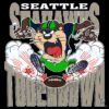 Looney Tunes Seattle Seahawks Mascot Touchdown NFL PNG