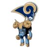 Los Angeles Rams NFL Rush Zone Cartoon Character SVG Design