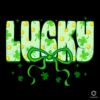 Luckey Season Shamrock Coquette SVGPNG Design