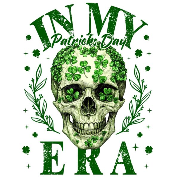 Lucky Skull PNG Embrace Your Patricks Day Era