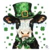 Lucky St Patricks Cow Farm PNG Design