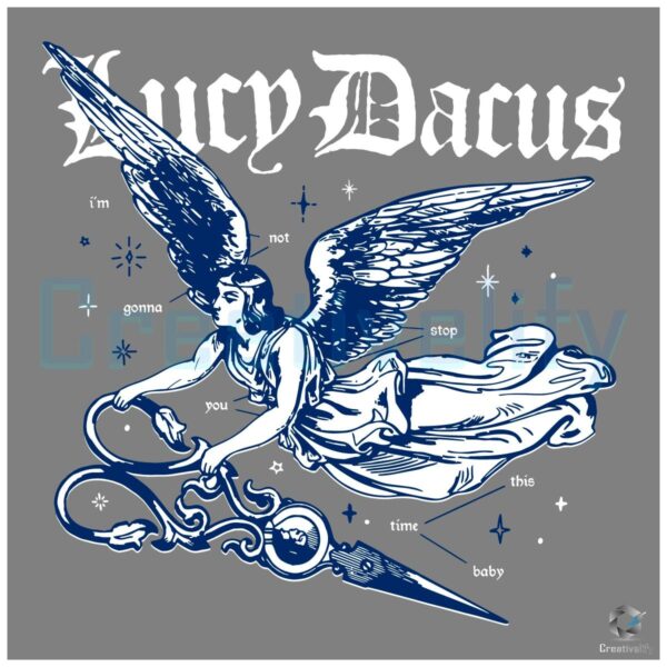 Lucy Dacus Ankles Angel I Wont Stop You This Time Baby SVG