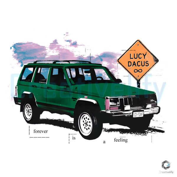 Lucy Dacus Forever Is a Feeling Green Truck SVGPNG