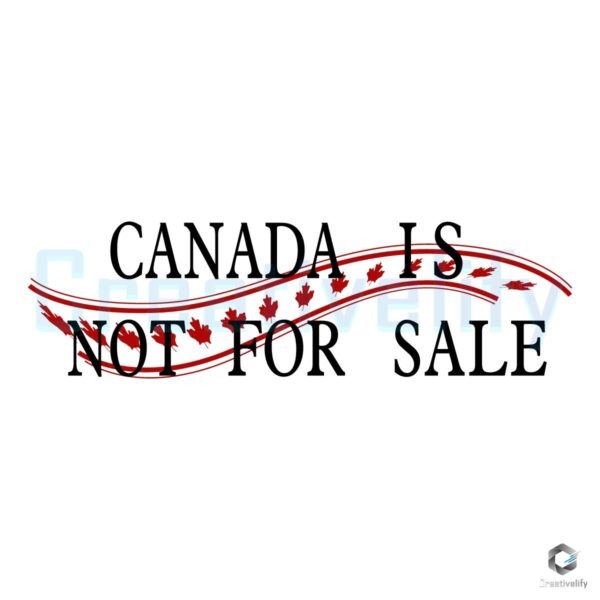 Maple Leaf Silk Canada SVG Not for Sale