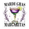 Mardi Gras Margaritas Cocktail Fun Cheers in PNG Style