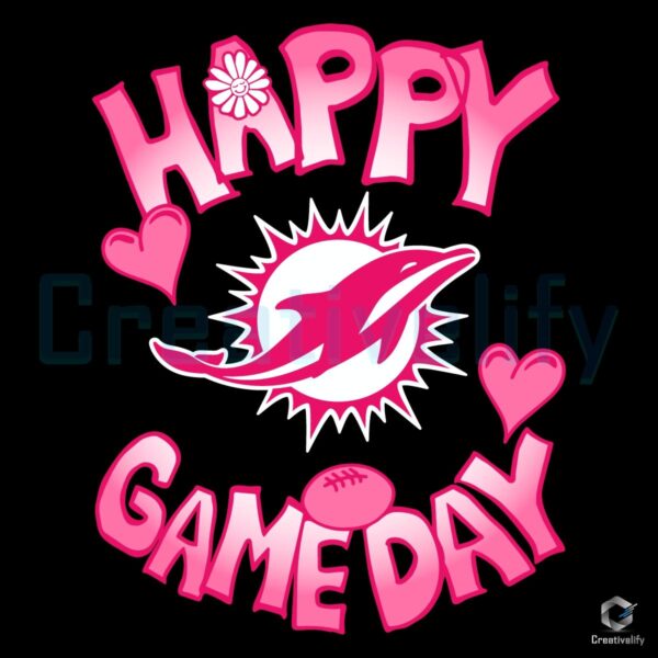 Miami Dolphins Valentines Day SVG Celebrate Love Gameday