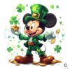Mickey Mouse St Patricks Day Leprechaun Gold PNG Design