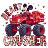 Mickey Mouse Valentines Heart Crusher Tractor SVGPNG