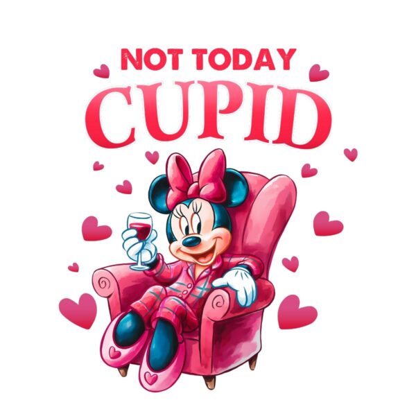 Minnie Mouse Sitting Valentine Magic Disney PNG