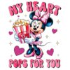 My Heart Pops for You Disney Minnie SVGPNG Design