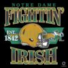 Notre Dame Fighting Irish Vintage Helmet Logo PNG Since 1842