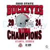 Ohio State Buckeyes National Champs SVG with Celebration Confetti