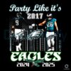 Party Like 2017 Foles Barkley Eagles Fun SVG PNG 20242025
