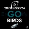 Philadelphia Eagles SVG Go Birds 2024 NFL Playoffs Hype