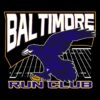Retro Baltimore Ravens Football Run Club SVG Design