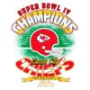 Retro Kansas City Chiefs Super Bowl IV Champs PNG Design
