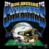 Retro Los Angeles Chargers Helmet Logo in Vintage PNG Style