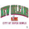 Retro New Orleans City Of Super Bowls 2025 PNG