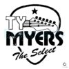 Retro Ty Myers Select Guitar Design SVG