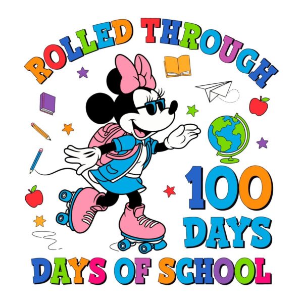 Rolling Through 100 Days of School with Minnie SVG Magic